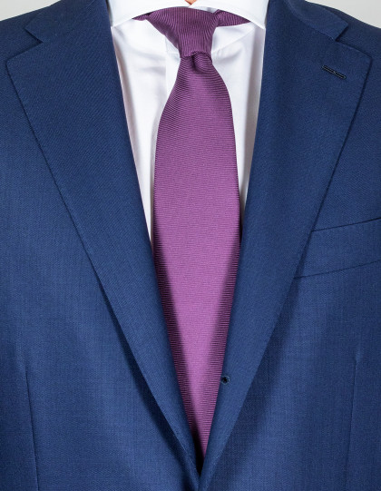 Kiton Krawatte in purpurviolett strukturiert