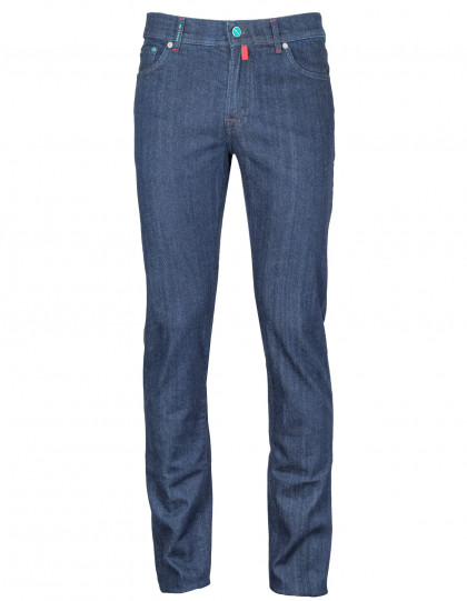 Kiton Jeans Slim Fit in dunkelblau