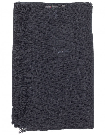 Kiton Schal in schwarz aus Wolle / Kaschmir