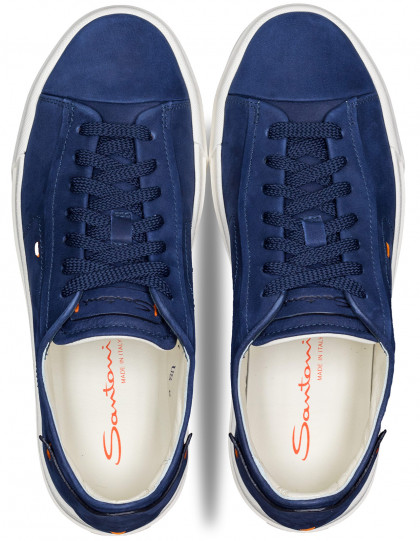 Santoni Sneaker in  kobaltblau