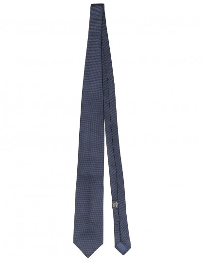 Cesare Attolini Krawatte in dunkelblau mit Struktur