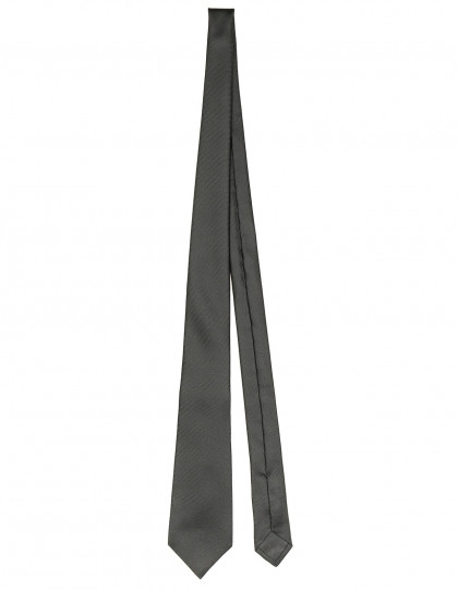 Kiton Krawatte in schwarz strukturiert
