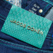 Jacob Cohen Jeans BARD "Premium Edition Denim" in dunkelblau mit abnehmbaren Pythonlabel in türkis 5