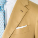 Caruso Anzug in beige mit aufgesetzten Taschen aus Baumwolle 2